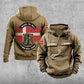 Personalisierter Dänemark Soldat/Veteran Vintage Hoodie All Over Printed - 17207424