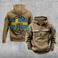 Personalized Sweden Soldier/Veteran Vintage Hoodie All Over Printed - 17207424