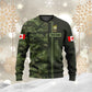 Personalized Canada Solider/ Veteran Camo With Name And Rank Hoodie - 17118432