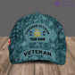 Personalized Rank And Name Canada Soldier/Veterans Camo Baseball Cap - 1717027202