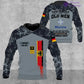 Personalized Germany Soldier/Veteran Camo with Name, Year and Rank Sweater All Over Printed - 17217792