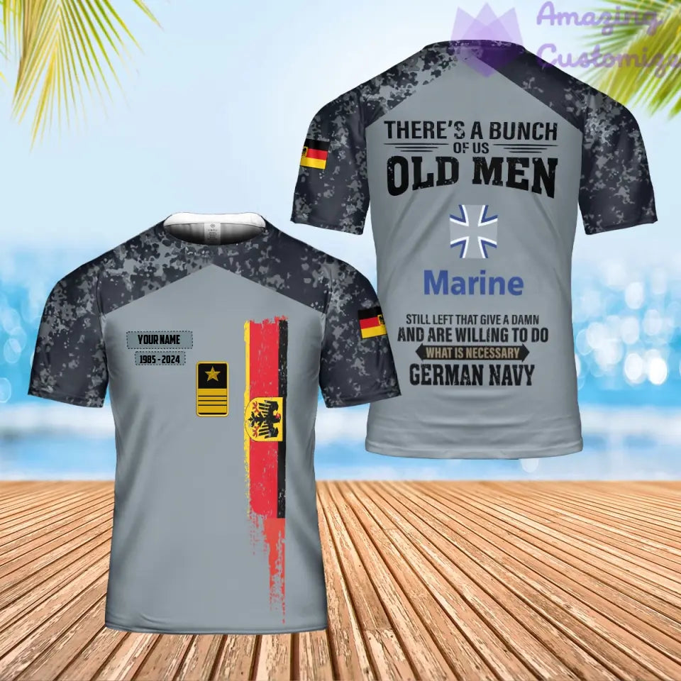 Personalized Germany Soldier/Veteran Camo with Name, Year and Rank Sweater All Over Printed - 17217792