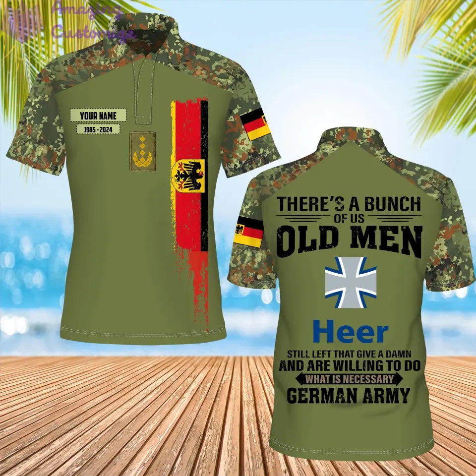 Personalized Germany Soldier/Veteran Camo with Name, Year and Rank Sweater All Over Printed - 17217792