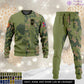 Personalized Norway Soldier/Veteran Camo with Rank And Name Combo Sweater + Jogger - 10052401