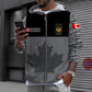 Personalized Canadian Soldier/ Veteran Camo With Name And Rank Hoodie 3D Printed - 17016480