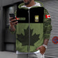 Personalized Canadian Soldier/ Veteran Camo With Name And Rank Hoodie 3D Printed - 17016480