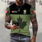 Personalized Canadian Soldier/ Veteran Camo With Name And Rank Hoodie 3D Printed - 17016480