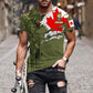 Personalized Canada Soldier/ Veteran Camo With Name And Rank Hoodie 3D Printed - 16995744