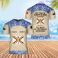 Personalized Belgium Soldier/Veteran Camo with Name, Year and Rank Hawaii Shirt All Over Printed - 17200512