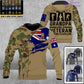 Personalized Australia Soldier/ Veteran Camo With Name And Rank Hoodie 3D Printed - 16899840