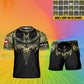 Personalized Austrian Soldier/ Veteran Camo With Name And Rank Combo T-Shirt + Short 3D Printed - 17107200