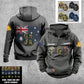 Personalized Australia Soldier/Veteran With Rank And Name Vintage Hoodie All Over Printed - 17203968