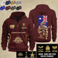 Personalized Australia Soldier/ Veteran With Name, Year And Rank Zip Hoodie Multicolor - 17363808