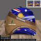 Personalized Rank And Name Australia Soldier/Veterans Baseball Cap - 17268768