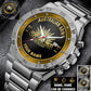 Personalized Australia Soldier/ Veteran With Name, Rank And Year Gentleman Stainless Steel Watch - 17387136