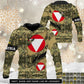 Personalized Austria Soldier/Veteran Camo with Rank And Name Sweater All Over Printed - 17331840