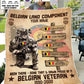 Personalized Belgium Soldier/ Veteran With Name, Rank And Year Fleece Blanket 3D Printed - 17289504