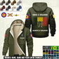 Personalized Belgium Soldier/ Veteran With Name And Rank Hoodie Zip Velvet Coat - 17359488