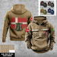 Personalized Denmark Soldier/Veteran With Rank And Name Vintage Hoodie All Over Printed - 17203968