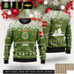 Personalized Denmark Soldier/Veteran Camo with Rank, Name And Year Sweater All Over Printed - 17310240