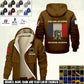 Personalized France Soldier/ Veteran With Name And Rank Hoodie Zip Velvet Coat - 17362080