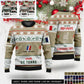 Personalized France Soldier/Veteran Camo with Name And Rank Sweater All Over Printed - 17301600