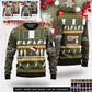 Personalized France Soldier/Veteran Camo with Rank And Name Sweater All Over Printed - 17312832