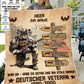 Personalized Germany Soldier/ Veteran With Name, Rank And Year Fleece Blanket 3D Printed - 1728950401