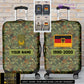 Personalized Germany Soldier/ Veteran With Name, Year And Rank Luggage Cover All Over Printed - 17294688