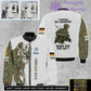 Personalized Germany Soldier/Veteran Camo with Name, Rank Bomber All Over Printed - 17262720