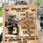 Personalized Germany Soldier/ Veteran With Name, Rank And Year Fleece Blanket 3D Printed - 17289504