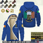 Personalized Ireland Soldier/ Veteran With Name And Rank Hoodie Zip Velvet Coat - 17360964