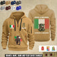 Personalized Italy Soldier/ Veteran With Name, Year And Rank Zip Hoodie Multicolor - 17353440