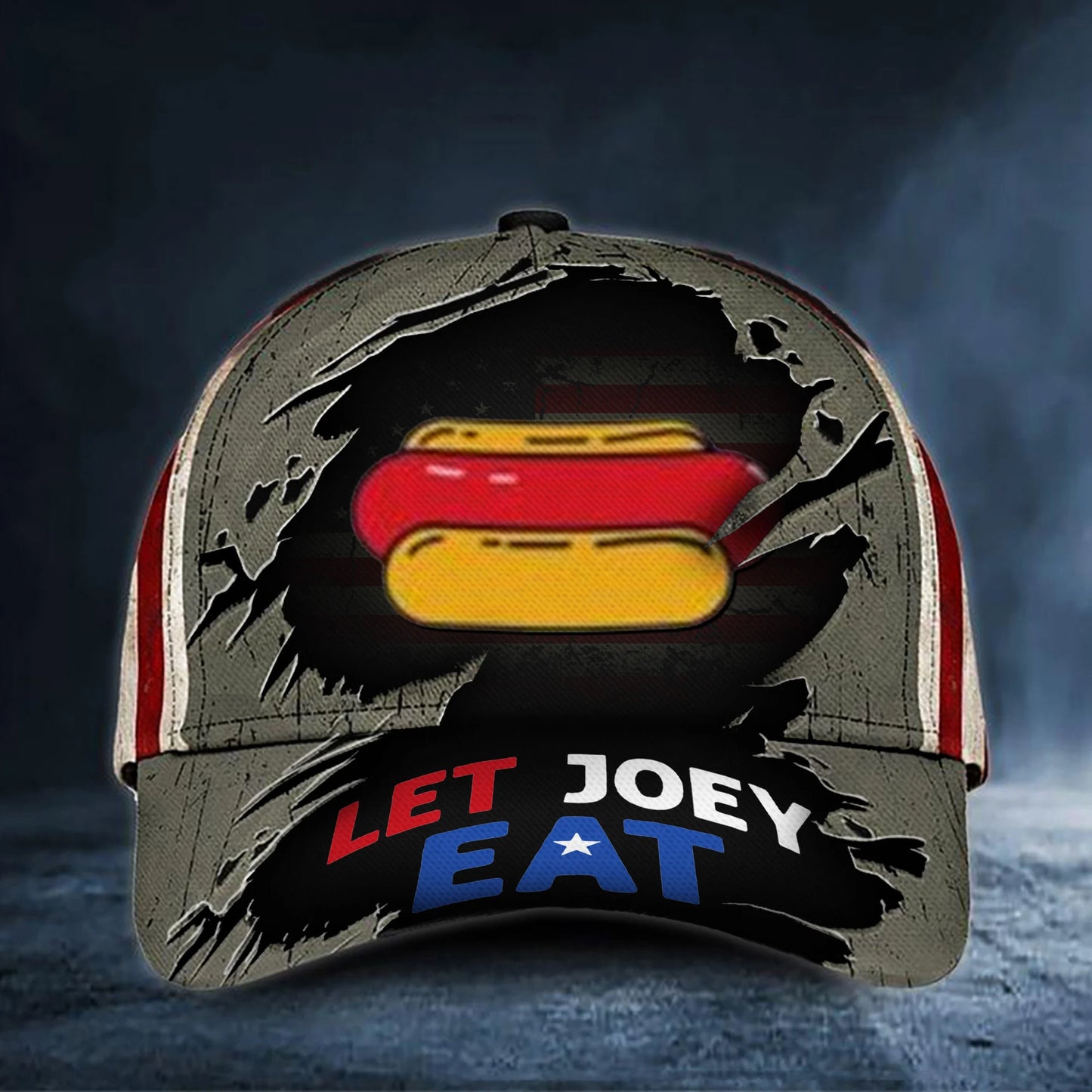 American Hat Let Joey Eat Hat Hot Dog Wettessen 2024 Cap