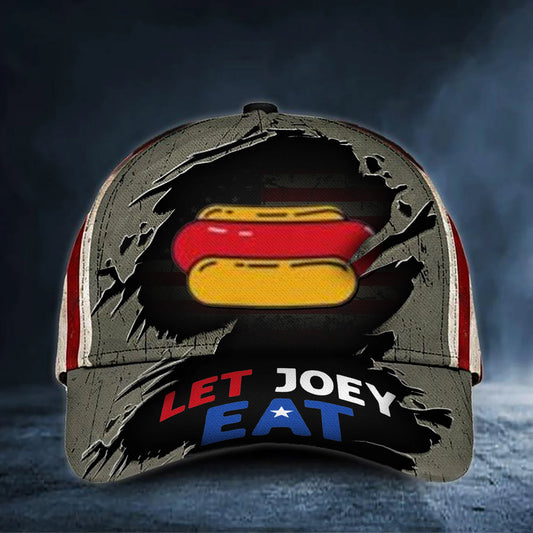 American Hat Let Joey Eat Hat Hot Dog Wettessen 2024 Cap