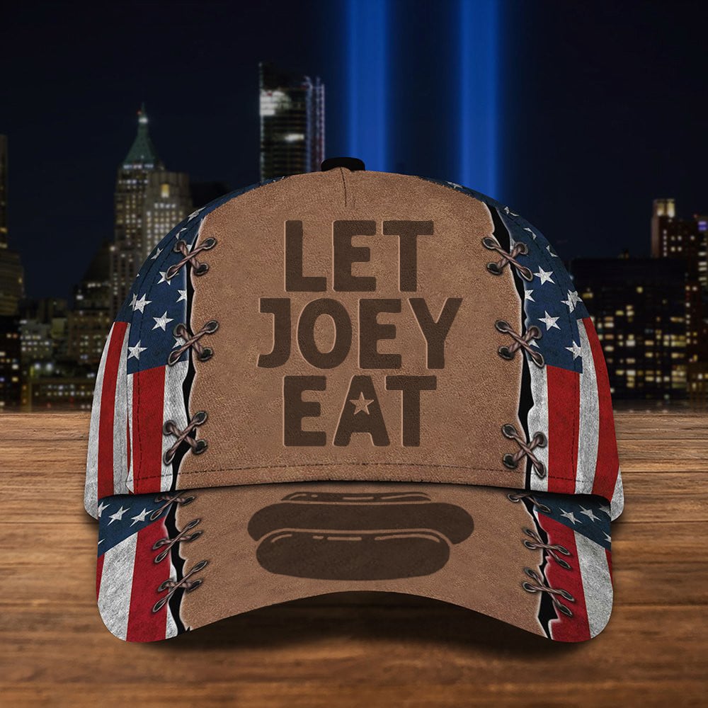 American Hat Laissez Joey manger un chapeau Concours de mangeurs de hot-dogs 2024 Gagnant du mangeur de chapeaux Cadeaux de chapeaux