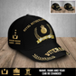 Personalized Rank, Year And Name Netherlands Soldier/Veterans Baseball Cap - 17282592