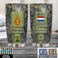 Personalized Netherlands Veteran/ Soldier With Rank, Name Tumbler - 17218656