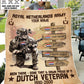 Personalized Netherlands Soldier/ Veteran With Name, Rank And Year Fleece Blanket 3D Printed - 17289504