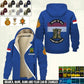 Personalized Netherlands Soldier/ Veteran With Name And Rank Hoodie Zip Velvet Coat - 17360964