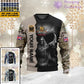 Personalized UK Soldier/ Veteran Camo With Name And Rank Ugly Sweater 3D Printed  - 2601240001