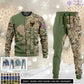 Personalized UK Soldier/Veteran Camo with Rank And Name Combo Sweater + Jogger - 17152992