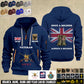 Personalized UK Soldier/ Veteran With Name, Year And Rank Zip Hoodie Multicolor - 17356032