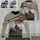 Personalized UK Soldier/Veteran Camo with Name, Rank Hoodie All Over Printed - 17267904