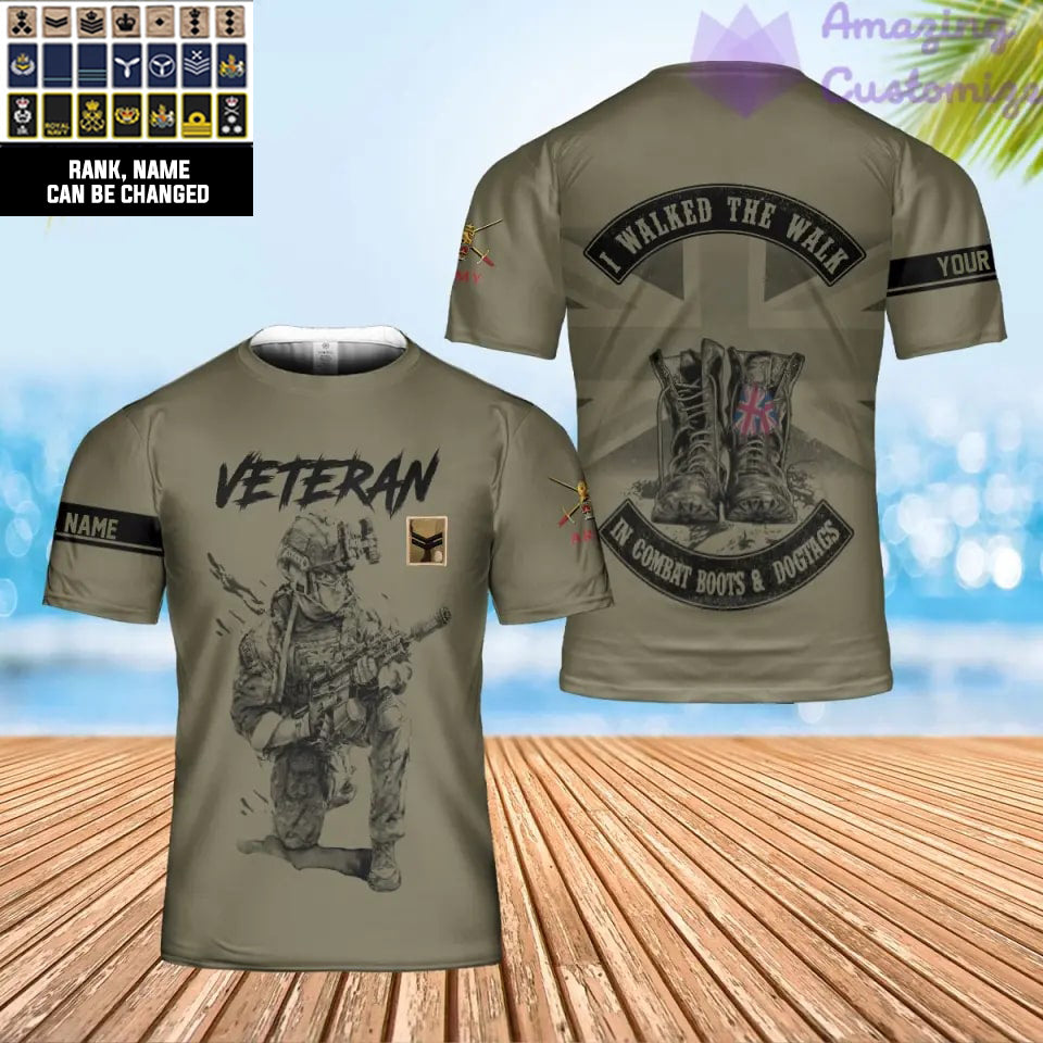 Personalized UK Soldier/Veteran Camo with Name and Rank Hoodie All Over Printed - 1720569602