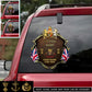 Personalized Name, Rank And Year UK Veteran/Soldier Car Decal Printed - 17279136