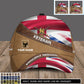 Personalized Rank And Name UK Soldier/Veterans Baseball Cap - 17268768