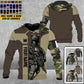 Personalized France Soldier/ Veteran Camo With Name And Rank Hoodie 3D Printed - 16950816