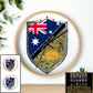 Personalisierter Rang australischer Soldat/Veteranen Camouflage Holzuhr - 0102240015