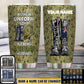 Personalisierter australischer Veteran/Soldat mit Rang und Namen, Camouflage-Becher, komplett bedruckt, 0302240019